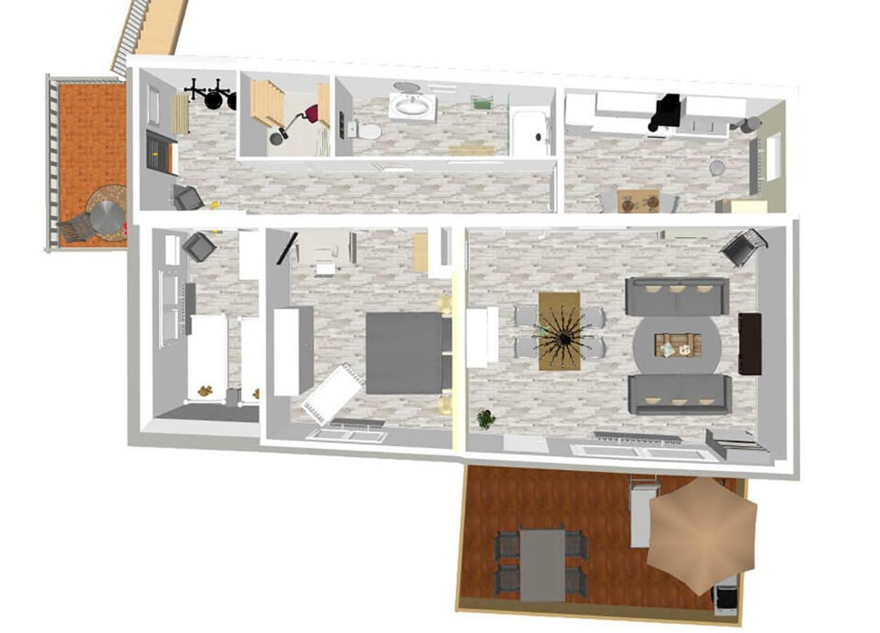 Grosse, Helle Ferienwohnung Mit 2 Balkonen Auf Dem Bauernhof In Der Lueneburger Heide Oetzen Ngoại thất bức ảnh